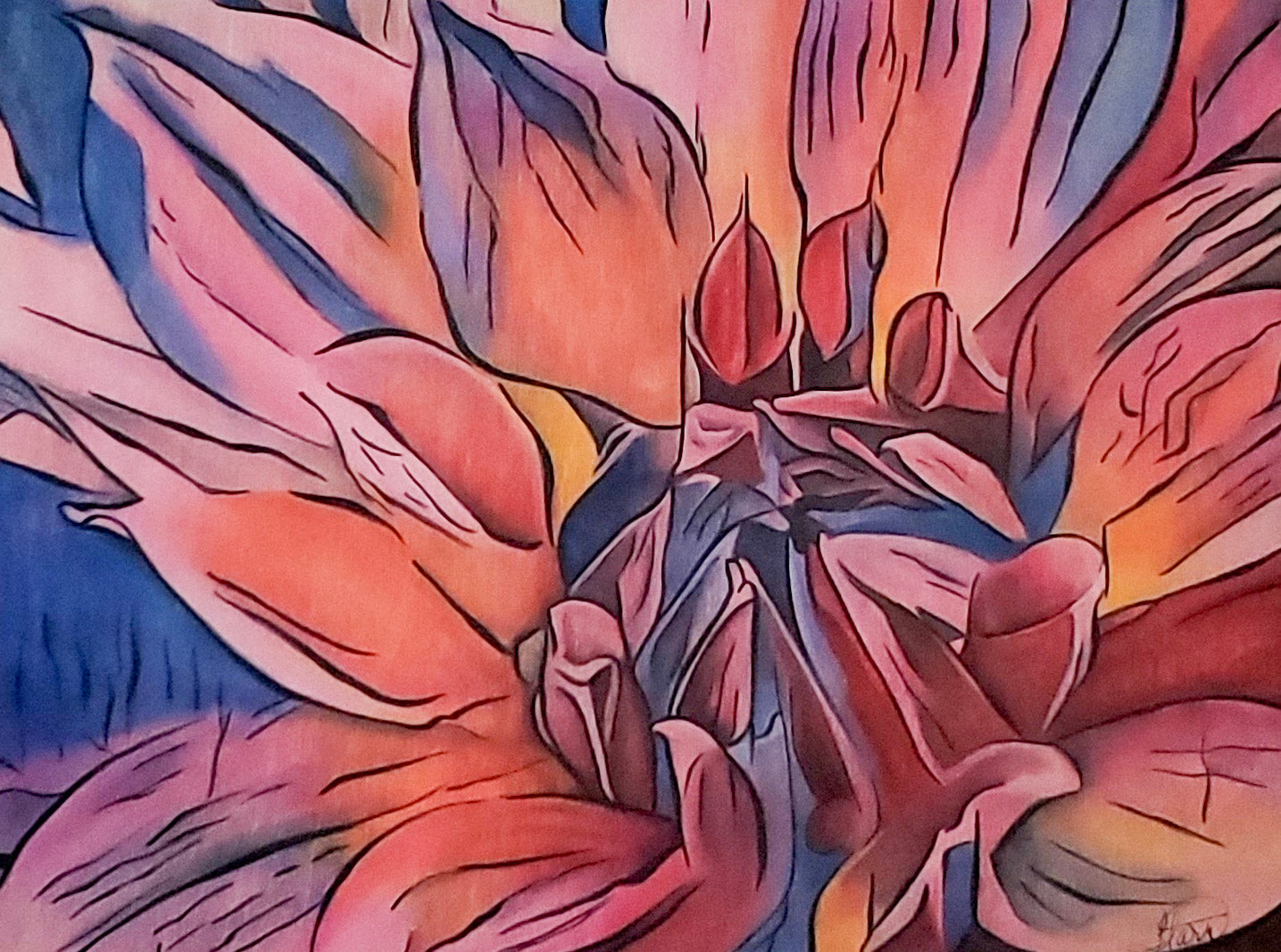 Dahlia (9x12)